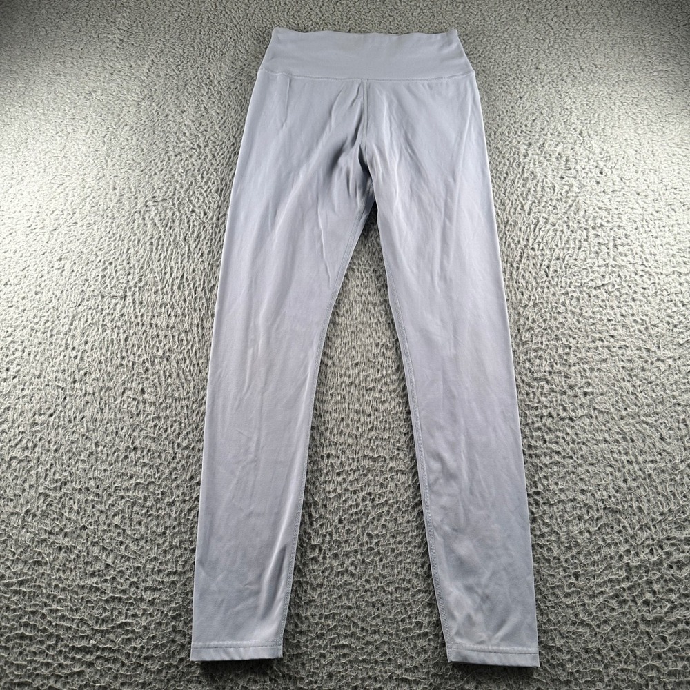 Daily Drills Leggings Womens L High Rise Full Length Lavender Gray Yoga